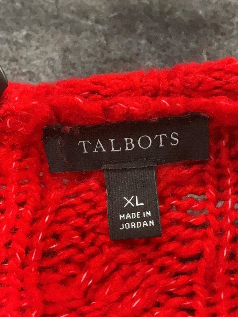 Talbots Fair Isle Snowflake Mock Neck Sweater - Picture 7 of 8